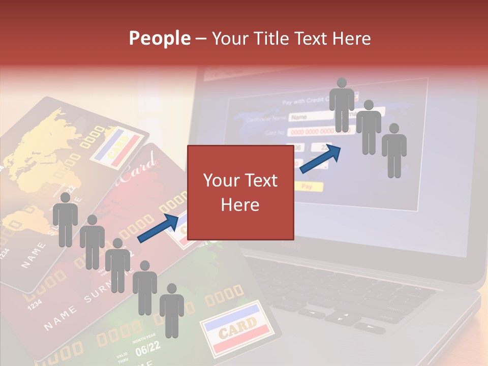 Financial Computer Commercial PowerPoint Template