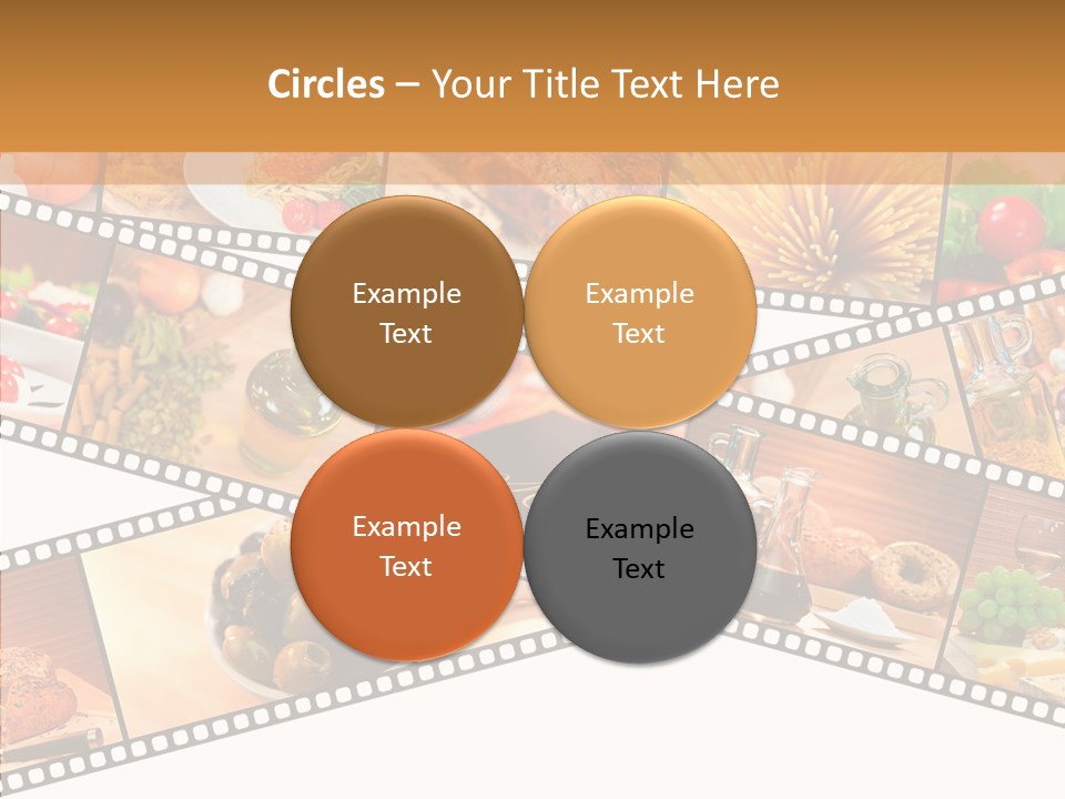 Italian Cooking Macro PowerPoint Template