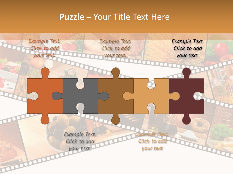 Italian Cooking Macro PowerPoint Template