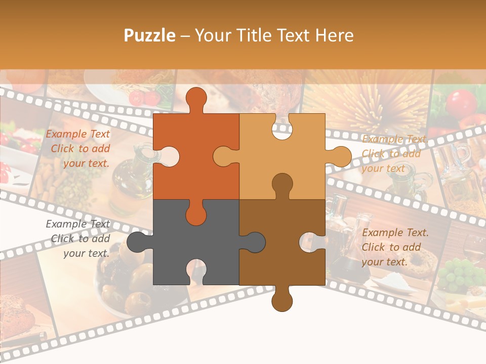 Italian Cooking Macro PowerPoint Template