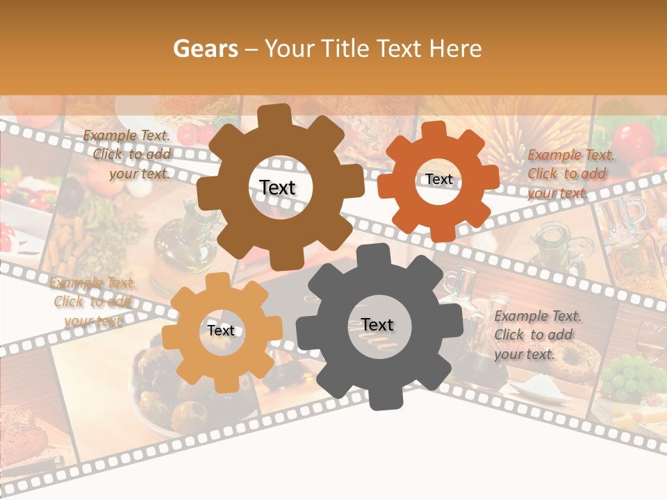 Italian Cooking Macro PowerPoint Template