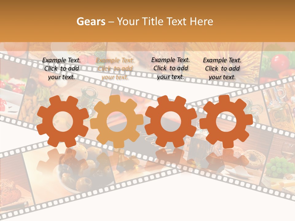 Italian Cooking Macro PowerPoint Template