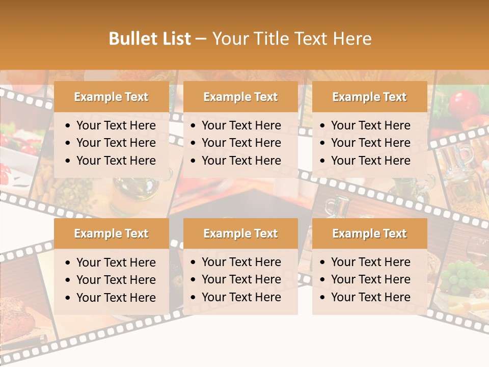 Italian Cooking Macro PowerPoint Template