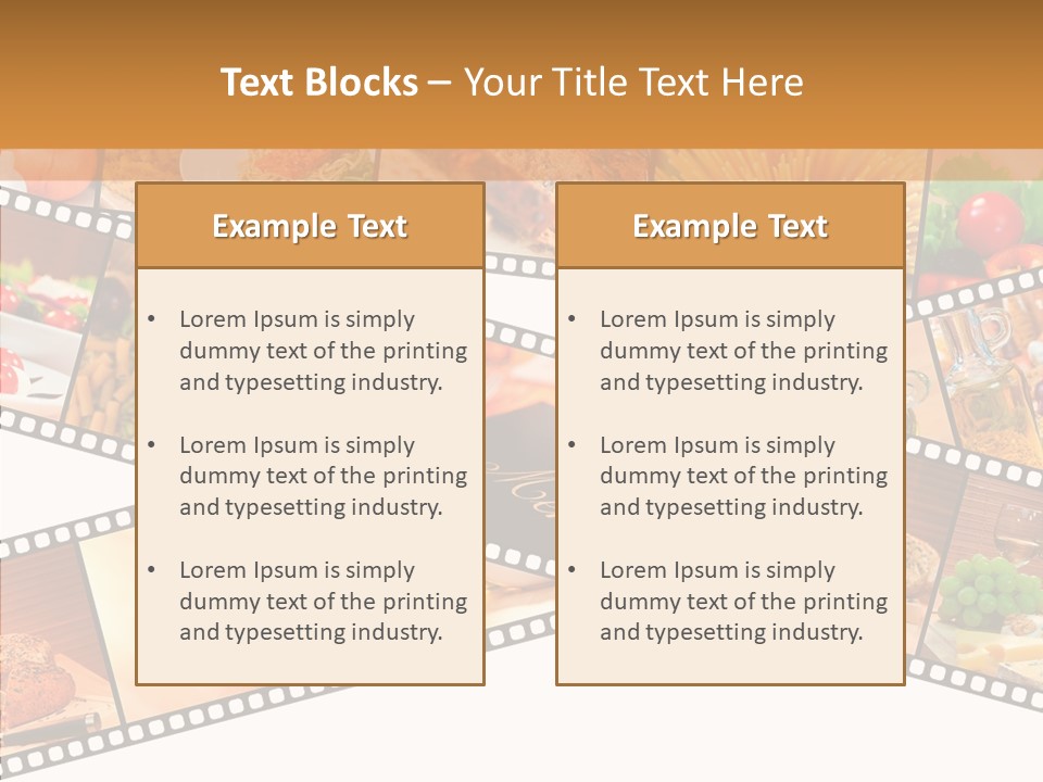 Italian Cooking Macro PowerPoint Template