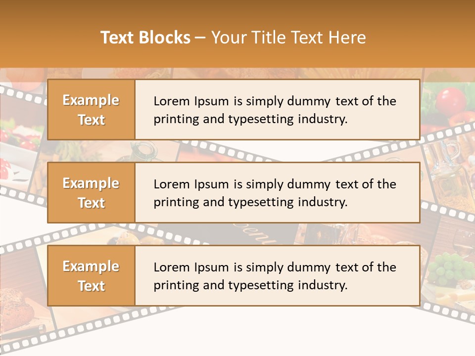 Italian Cooking Macro PowerPoint Template