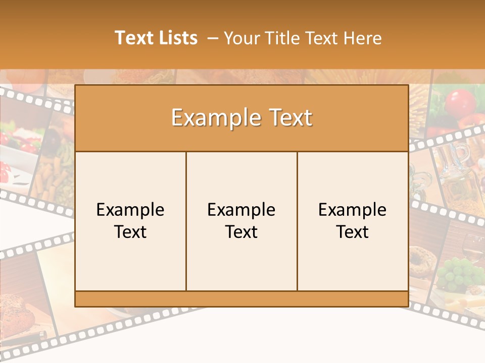 Italian Cooking Macro PowerPoint Template