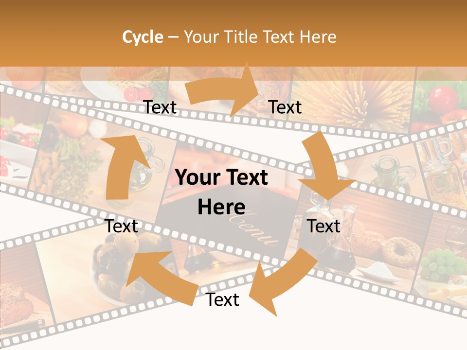 Italian Cooking Macro PowerPoint Template