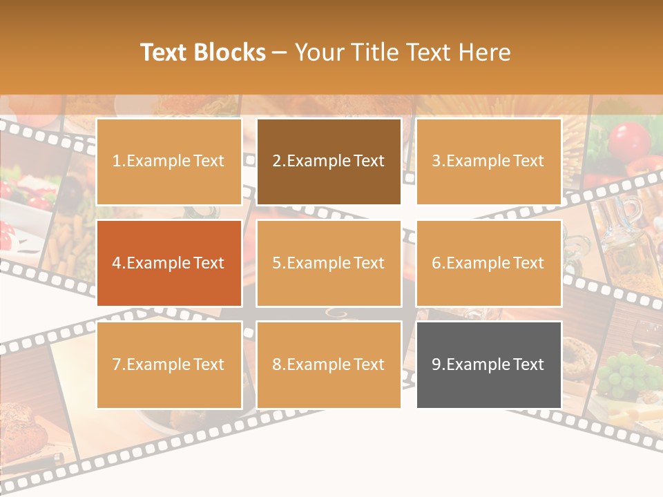 Italian Cooking Macro PowerPoint Template