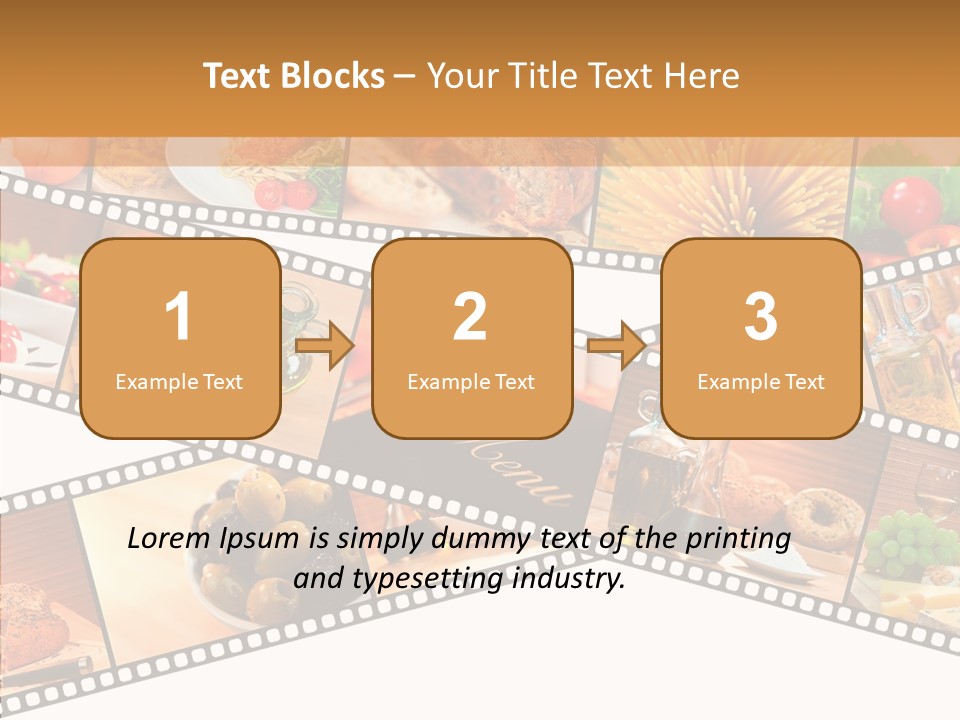 Italian Cooking Macro PowerPoint Template
