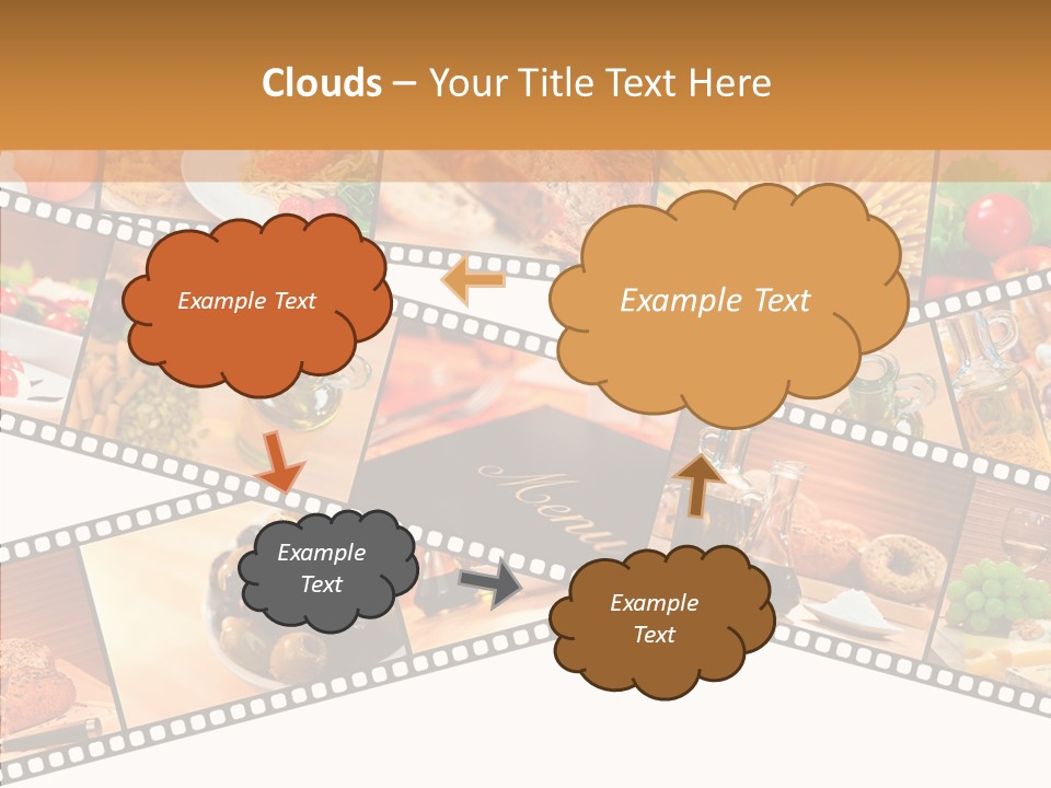 Italian Cooking Macro PowerPoint Template