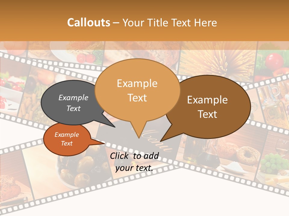Italian Cooking Macro PowerPoint Template