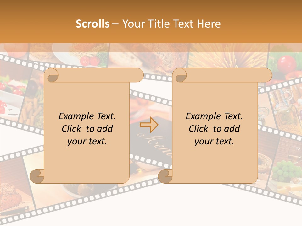 Italian Cooking Macro PowerPoint Template