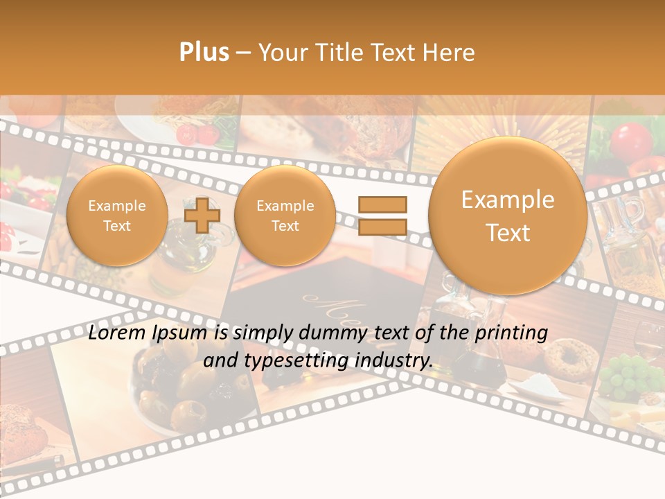 Italian Cooking Macro PowerPoint Template