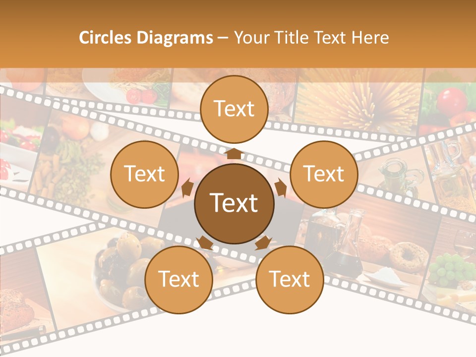 Italian Cooking Macro PowerPoint Template