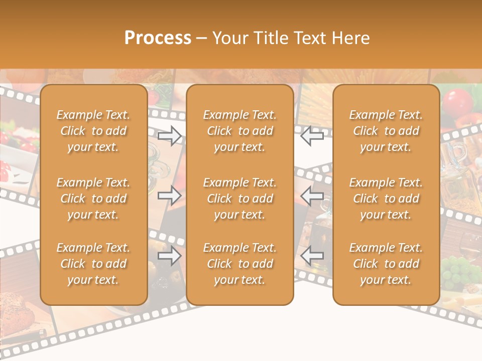 Italian Cooking Macro PowerPoint Template