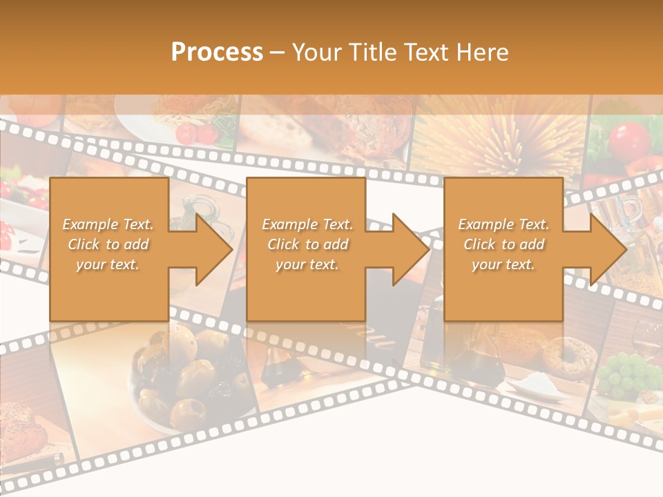 Italian Cooking Macro PowerPoint Template