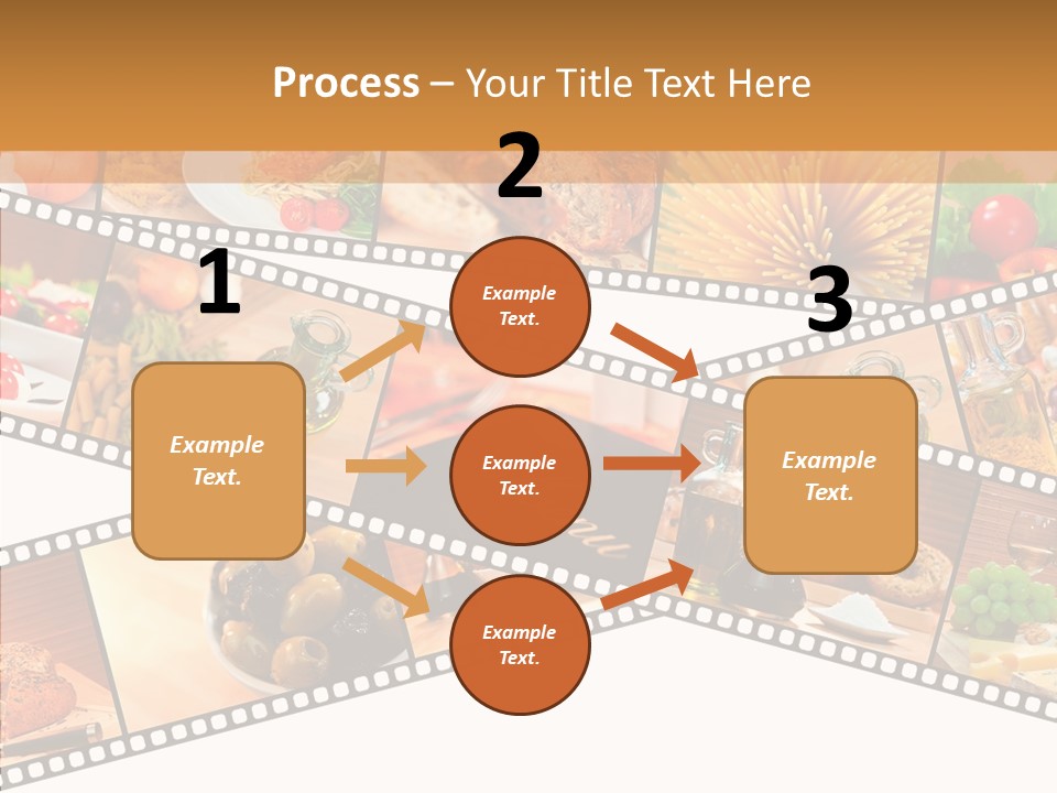 Italian Cooking Macro PowerPoint Template