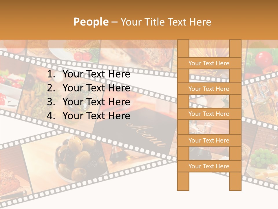 Italian Cooking Macro PowerPoint Template