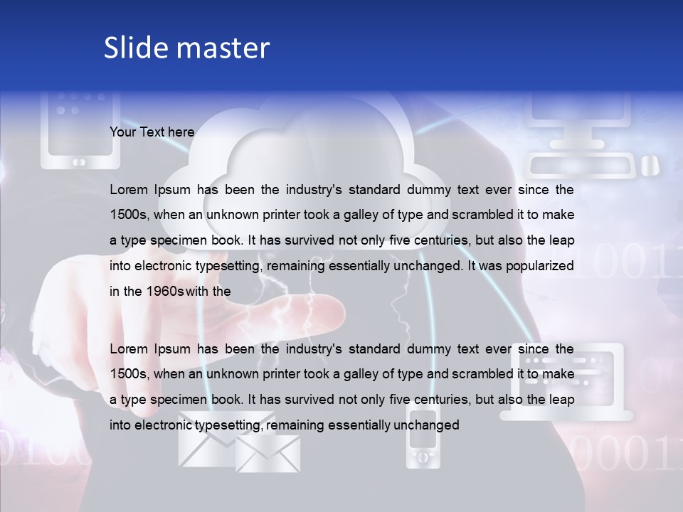 Internet One Computing PowerPoint Template