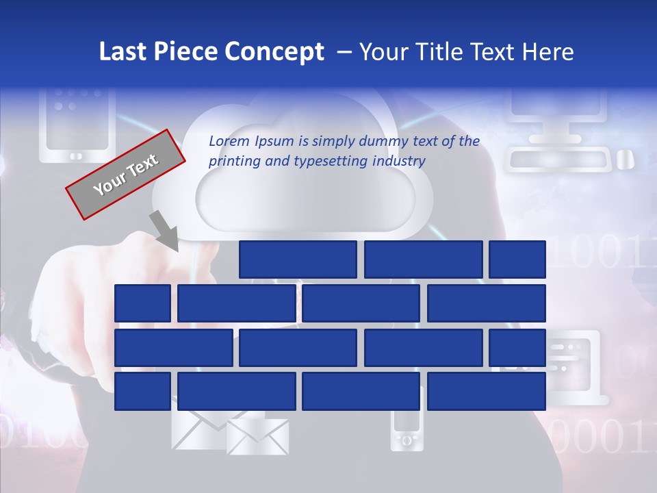 Internet One Computing PowerPoint Template