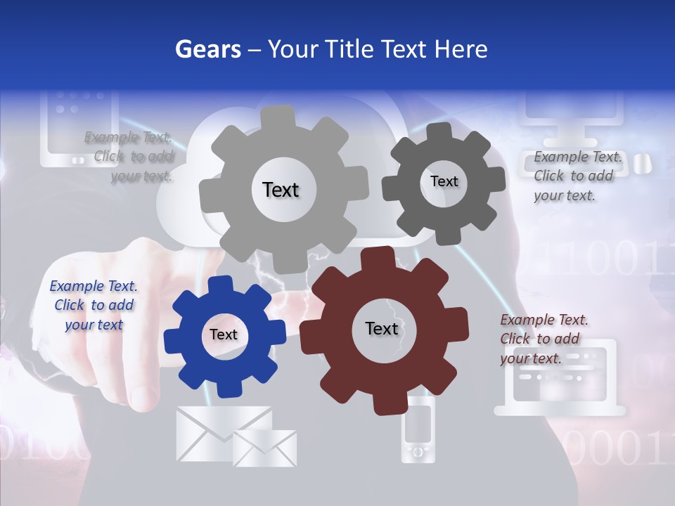Internet One Computing PowerPoint Template