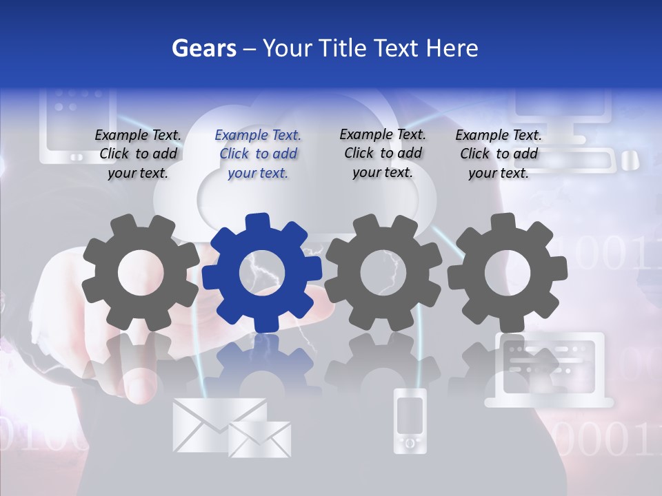 Internet One Computing PowerPoint Template