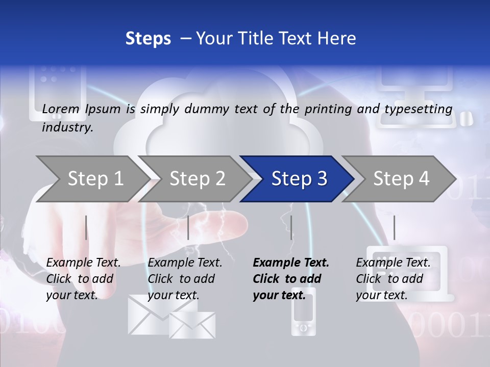 Internet One Computing PowerPoint Template