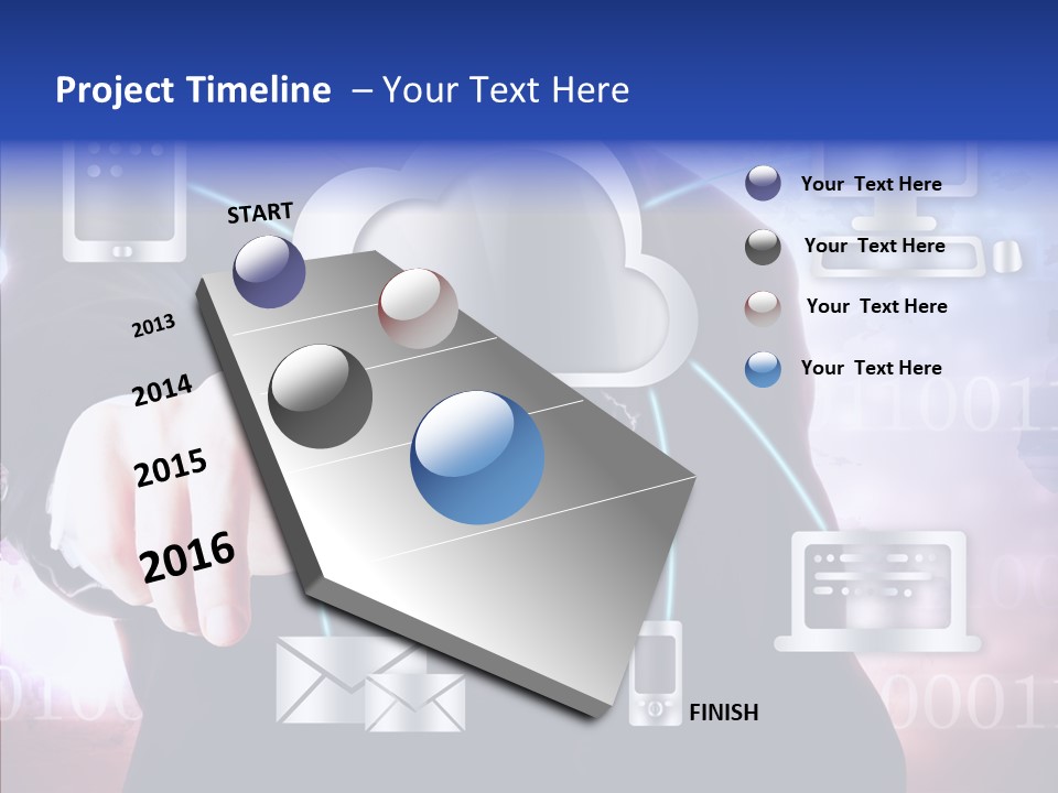 Internet One Computing PowerPoint Template