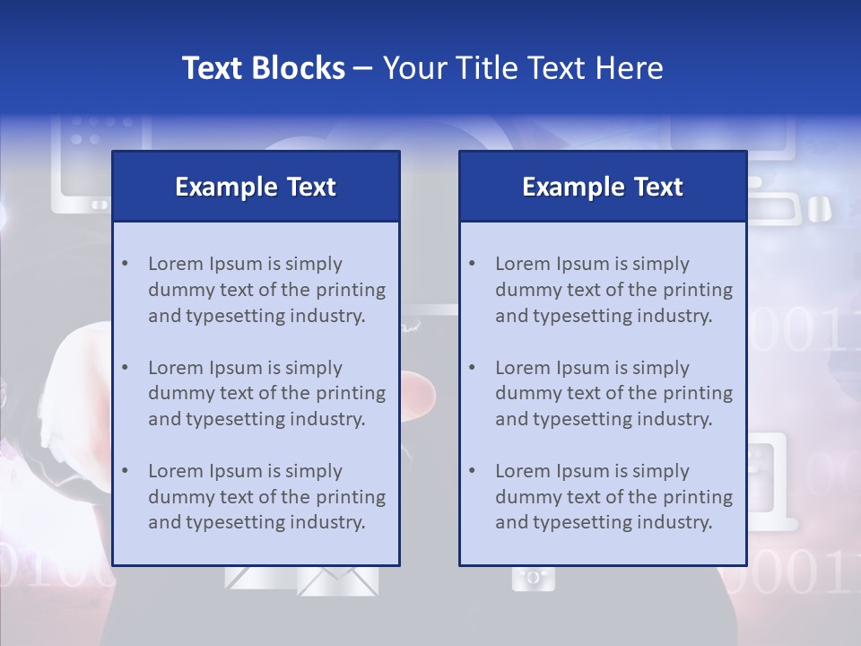 Internet One Computing PowerPoint Template