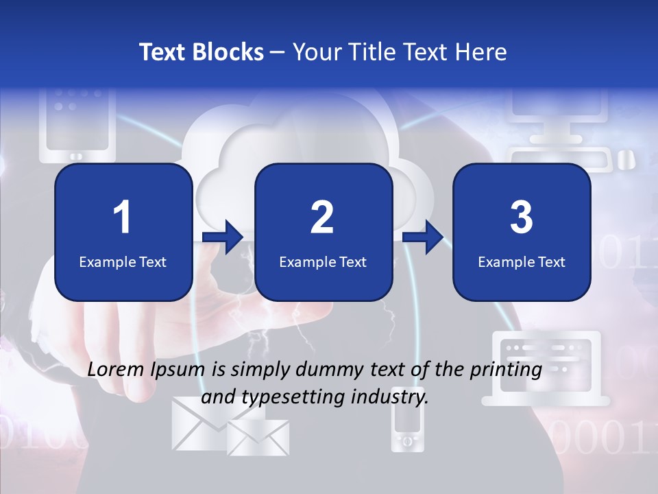 Internet One Computing PowerPoint Template