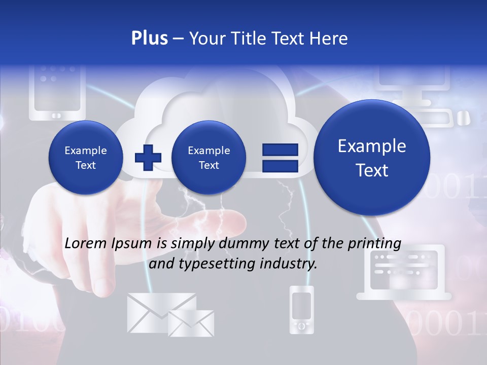 Internet One Computing PowerPoint Template
