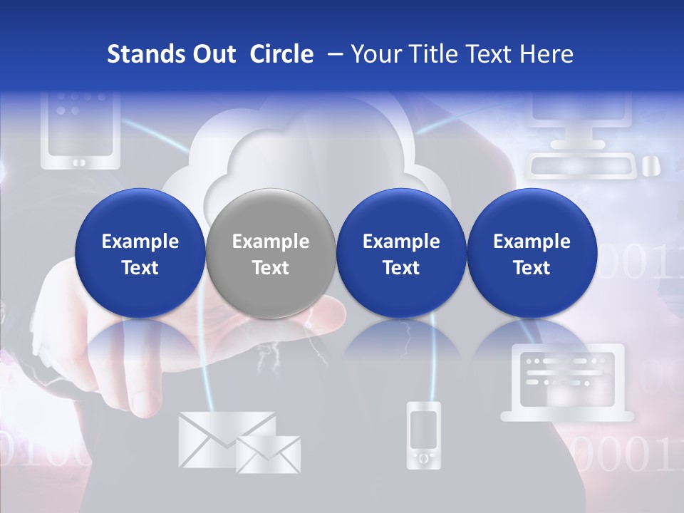 Internet One Computing PowerPoint Template