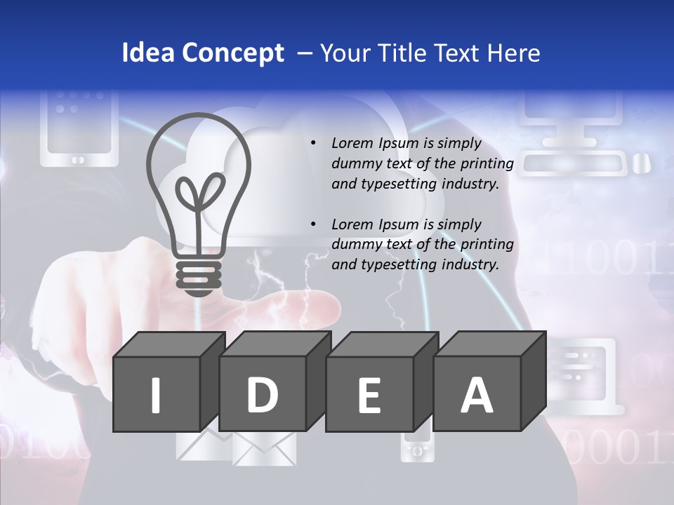 Internet One Computing PowerPoint Template