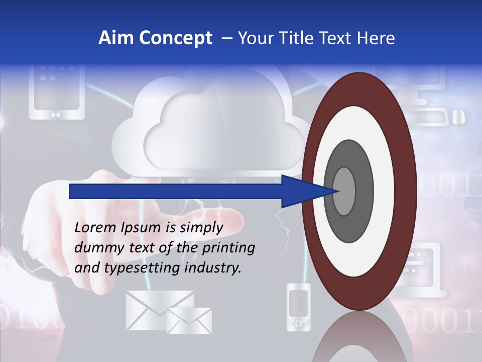 Internet One Computing PowerPoint Template