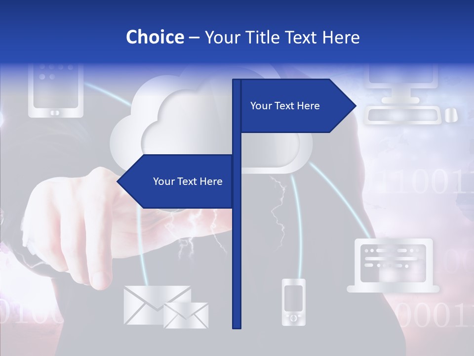 Internet One Computing PowerPoint Template