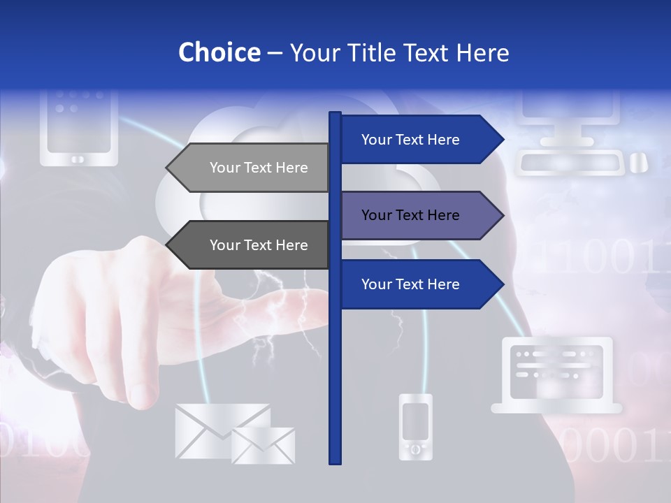Internet One Computing PowerPoint Template