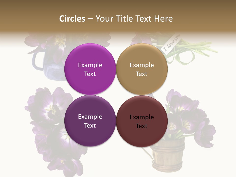 Isolated Decoration Spring PowerPoint Template