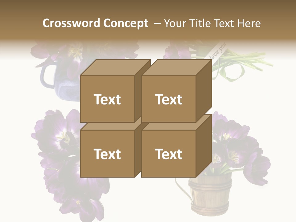 Isolated Decoration Spring PowerPoint Template