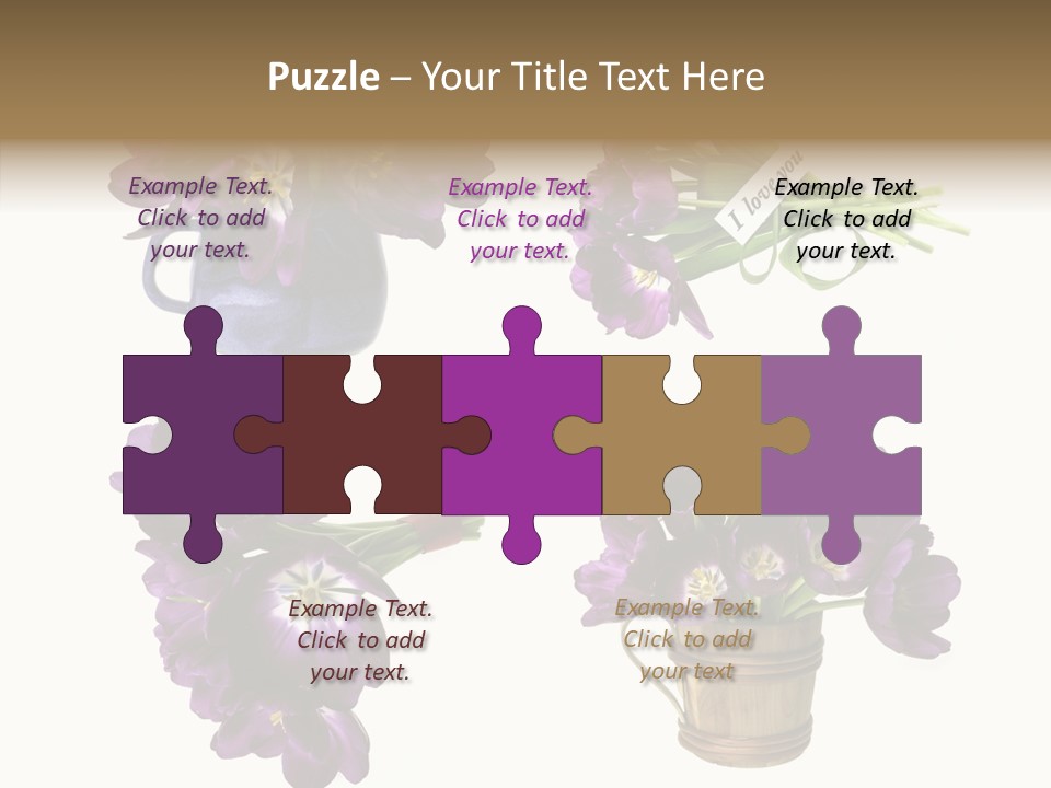 Isolated Decoration Spring PowerPoint Template