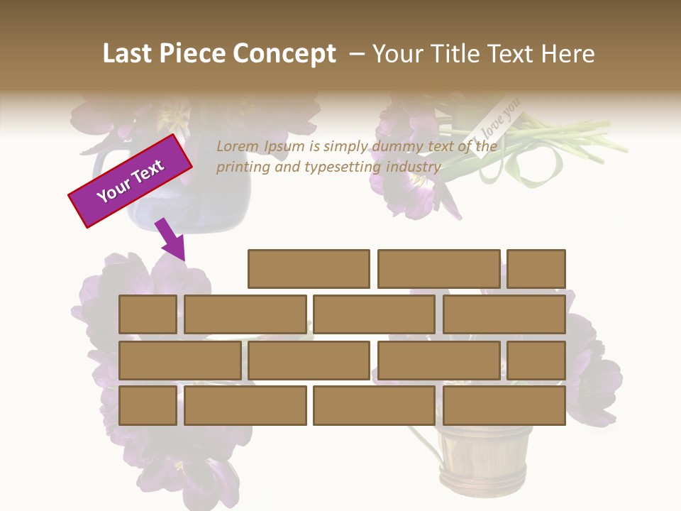 Isolated Decoration Spring PowerPoint Template