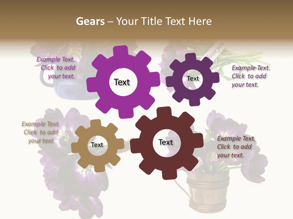 Isolated Decoration Spring PowerPoint Template