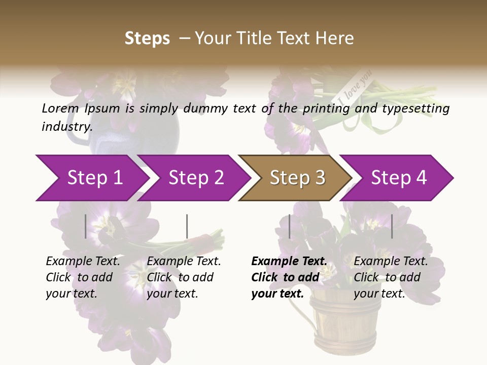 Isolated Decoration Spring PowerPoint Template
