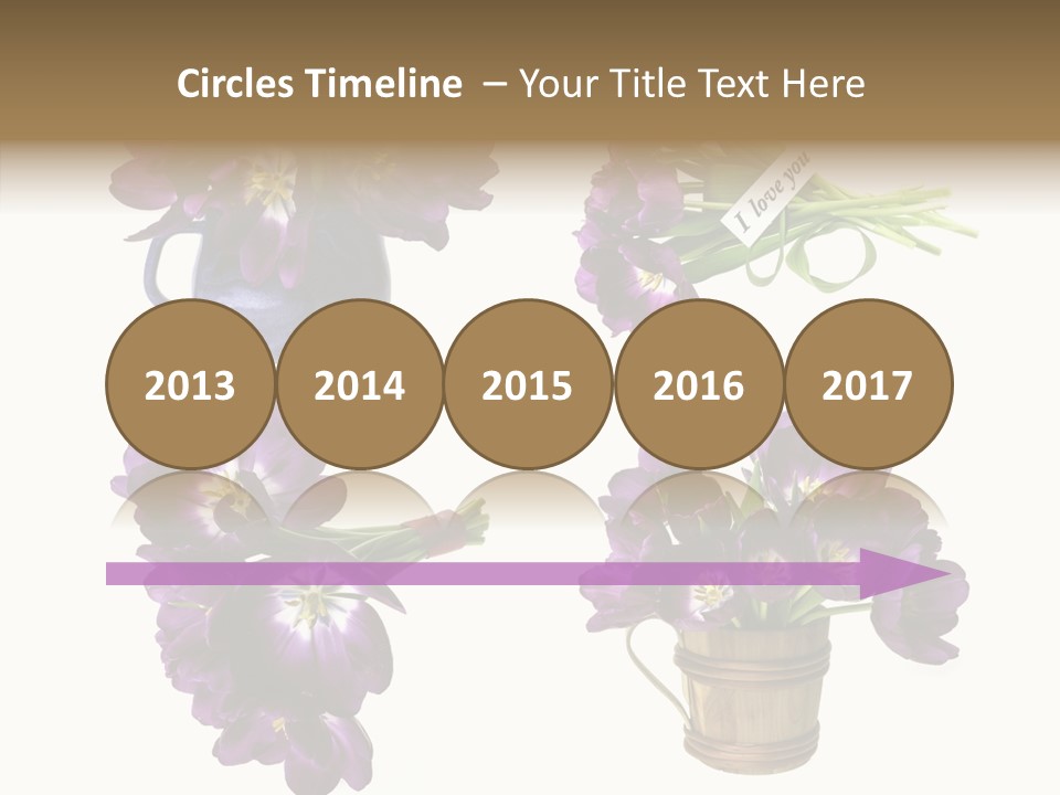 Isolated Decoration Spring PowerPoint Template