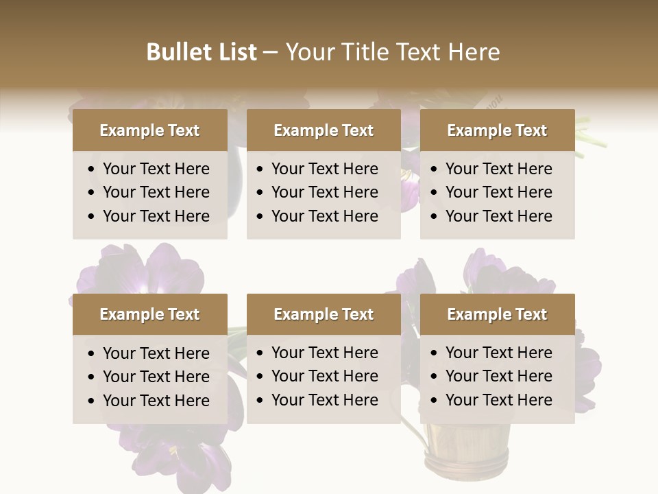 Isolated Decoration Spring PowerPoint Template