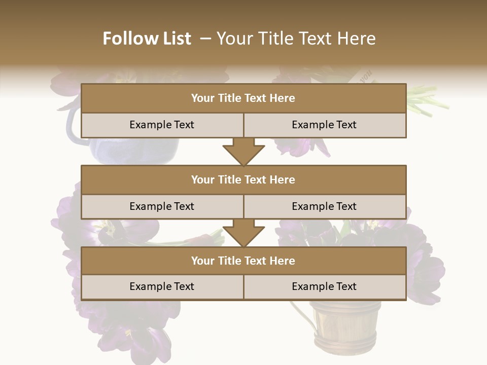 Isolated Decoration Spring PowerPoint Template