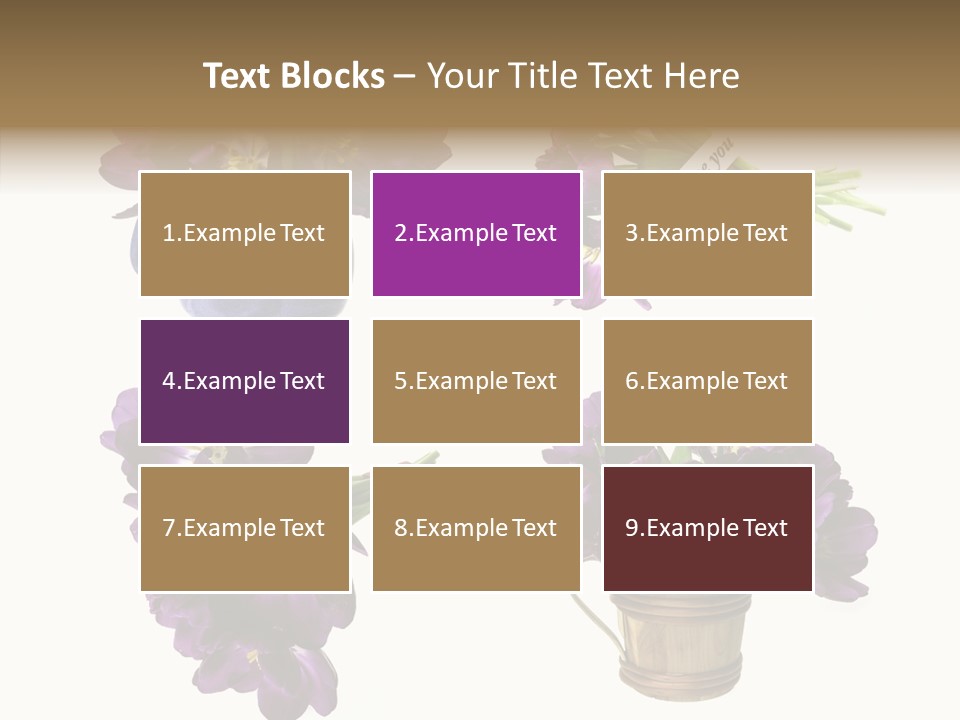 Isolated Decoration Spring PowerPoint Template