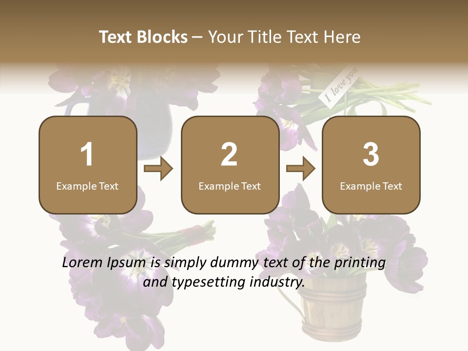 Isolated Decoration Spring PowerPoint Template