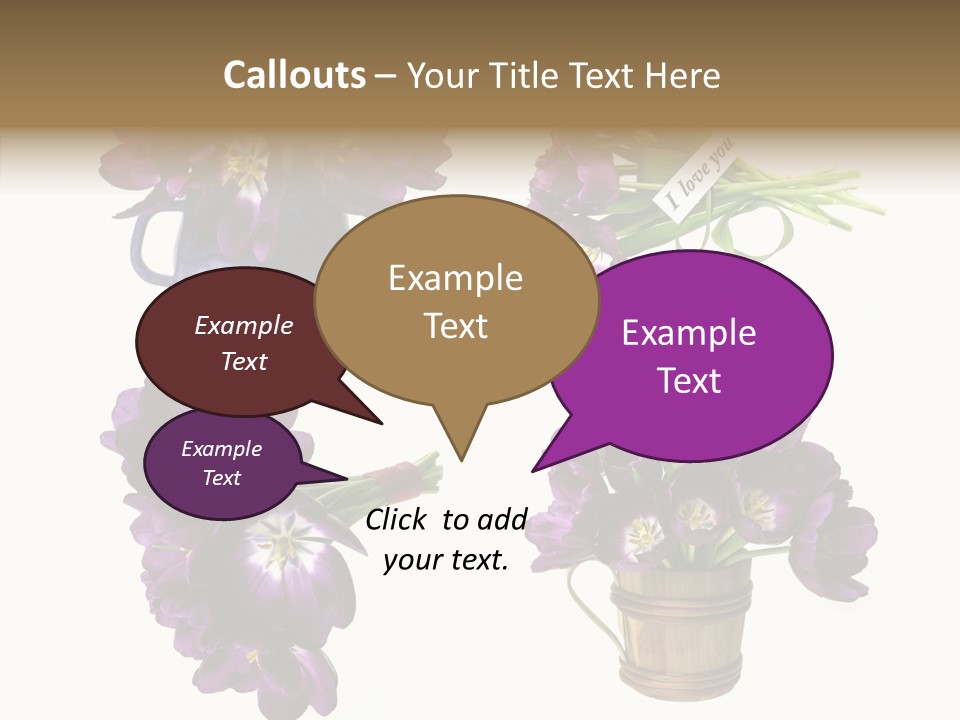 Isolated Decoration Spring PowerPoint Template