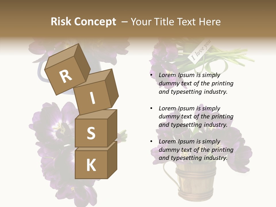 Isolated Decoration Spring PowerPoint Template