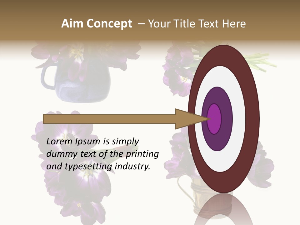 Isolated Decoration Spring PowerPoint Template